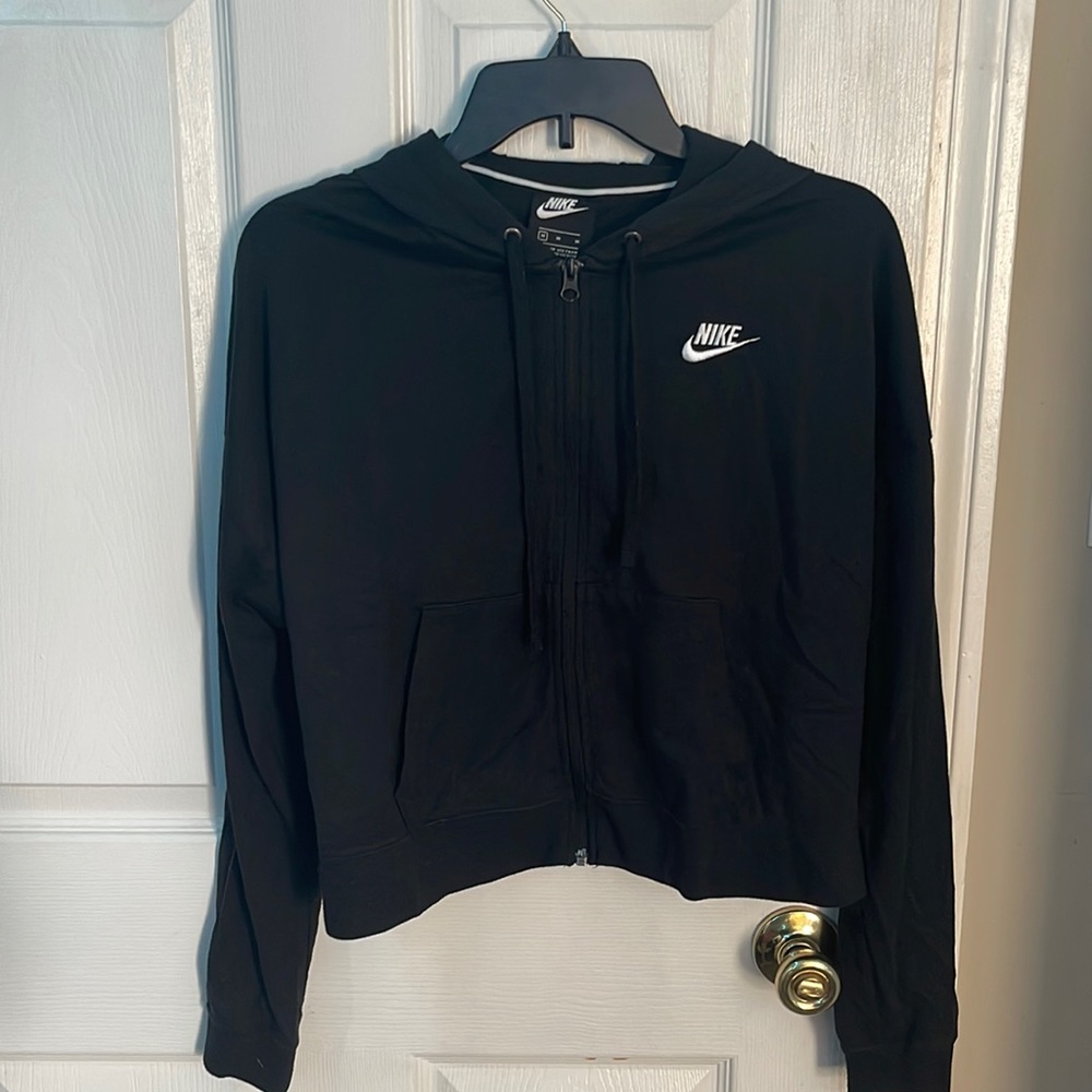 Nike cropped zip up